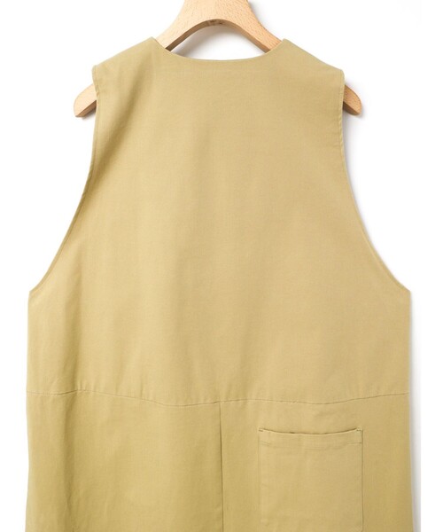 MidiUmi（ミディウミ）の「MidiUmi Vネックジャンパースカート（ワンピース・レディース・ベージュ/ネイビー/チャコールグレー・FREE）」の18枚目の写真