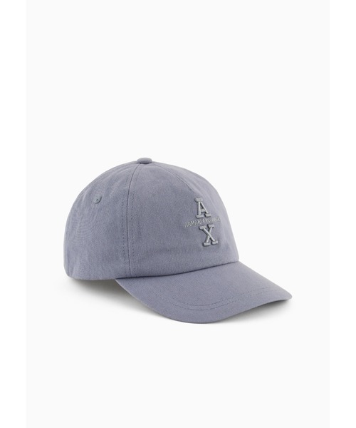 ARMANI EXCHANGE(アルマーニエクスチェンジ)の「【A|X アルマーニ エクスチェンジ】<オンライン限定>AXロゴ キャップ(ZOZO限定カラー含)(キャップ・メンズ・ブラック/ライトブルー・FREE)」の2枚目の写真