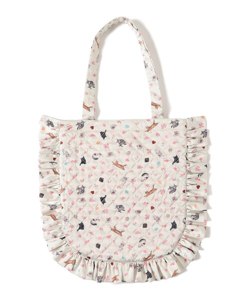 mmts（マミタス）の「tamaoworld / トートバッグ（トートバッグ・レディース・ホワイト系その他5/ブラック・ONE SIZE）」の3枚目の写真