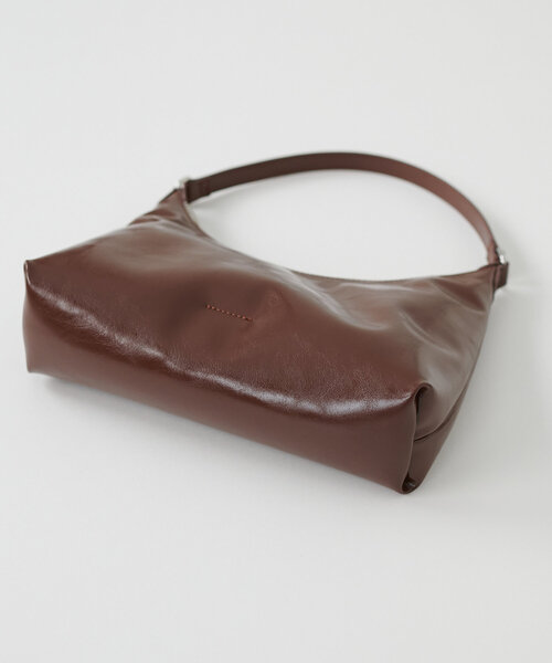 DISCOAT（ディスコート）の「パデッドホーボーバッグ（トートバッグ・レディース・ブラック/ブラウン/イエロー・FREE）」の7枚目の写真