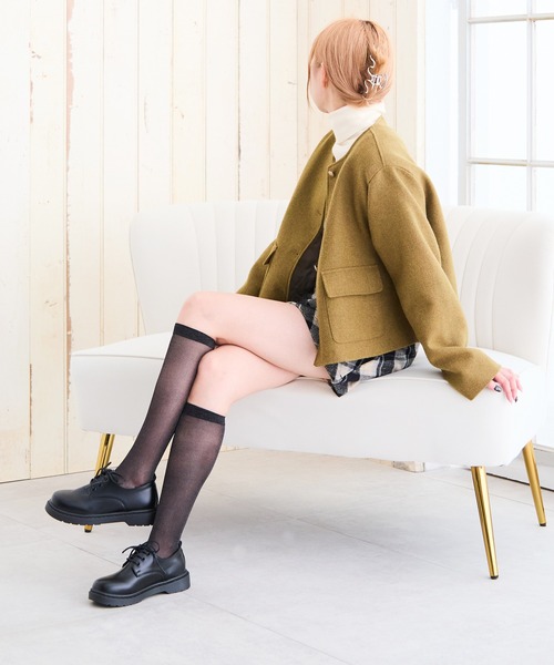 attagirl(アタガール)の「ブラックレースアップシューズ(ドレスシューズ・レディース・ブラック/ブラック系・M/S/LL/L/3L)」の19枚目の写真