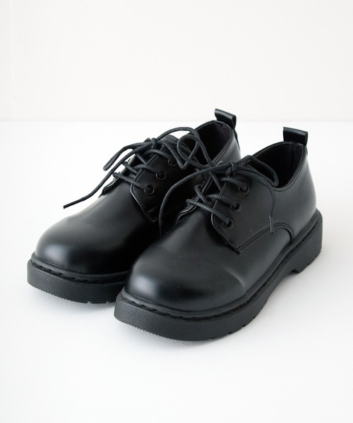 attagirl(アタガール)の「ブラックレースアップシューズ(ドレスシューズ・レディース・ブラック/ブラック系・M/S/LL/L/3L)」の21枚目の写真