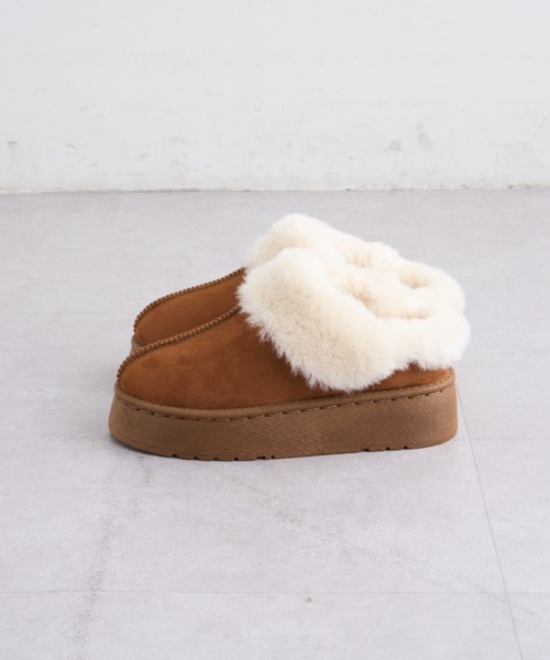 CIAOPANIC TYPY（チャオパニックティピー）の「ムートンサンダル（サンダル・レディース・ブラック/ライトブラウン・LARGE/MEDIUM/SMALL）」の13枚目の写真