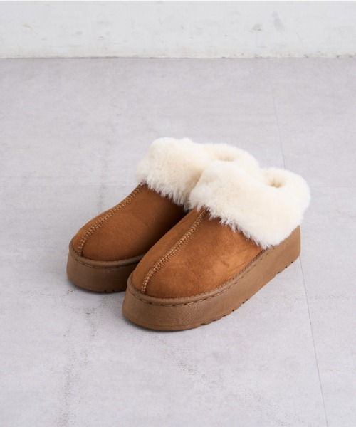 CIAOPANIC TYPY（チャオパニックティピー）の「ムートンサンダル（サンダル・レディース・ブラック/ライトブラウン・LARGE/MEDIUM/SMALL）」の12枚目の写真