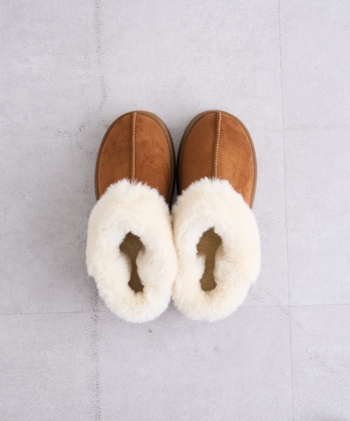 CIAOPANIC TYPY（チャオパニックティピー）の「ムートンサンダル（サンダル・レディース・ブラック/ライトブラウン・LARGE/MEDIUM/SMALL）」の11枚目の写真