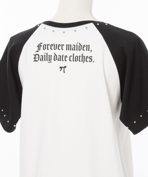 DearMyLoveMillor(ディアマイラブミラー)の「ハートチェーンラグランtee(Tシャツ/カットソー・レディース・グレー/ベビーピンク/ブラック/ホワイト・FREE)」の11枚目の写真