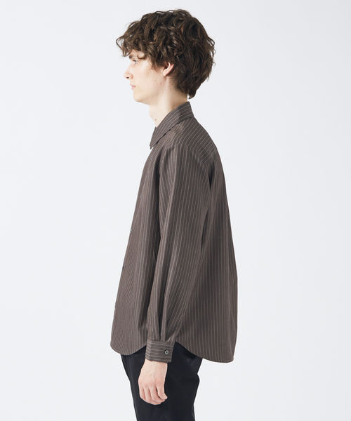 レギュラーカラーストライプ 長袖シャツ(シャツ/ブラウス)|ABAHOUSE GRAY(アバハウスグレイ) レギュラーカラーストライプ 長袖シャツ(シャツ/ブラウス)|ABAHOUSE GRAY(アバハウスグレイ)