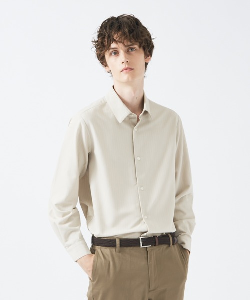 レギュラーカラーストライプ 長袖シャツ(シャツ/ブラウス)|ABAHOUSE GRAY(アバハウスグレイ) レギュラーカラーストライプ 長袖シャツ(シャツ/ブラウス)|ABAHOUSE GRAY(アバハウスグレイ)