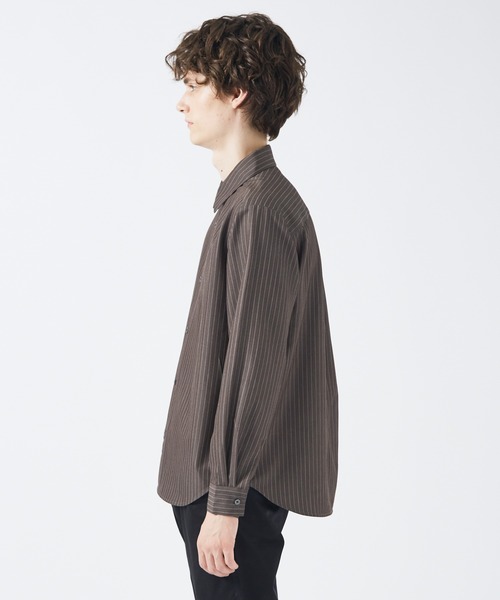 レギュラーカラーストライプ 長袖シャツ(シャツ/ブラウス)|ABAHOUSE GRAY(アバハウスグレイ) レギュラーカラーストライプ 長袖シャツ(シャツ/ブラウス)|ABAHOUSE GRAY(アバハウスグレイ)