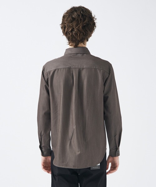 レギュラーカラーストライプ 長袖シャツ(シャツ/ブラウス)|ABAHOUSE GRAY(アバハウスグレイ) レギュラーカラーストライプ 長袖シャツ(シャツ/ブラウス)|ABAHOUSE GRAY(アバハウスグレイ)
