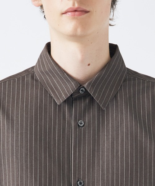 レギュラーカラーストライプ 長袖シャツ(シャツ/ブラウス)|ABAHOUSE GRAY(アバハウスグレイ) レギュラーカラーストライプ 長袖シャツ(シャツ/ブラウス)|ABAHOUSE GRAY(アバハウスグレイ)