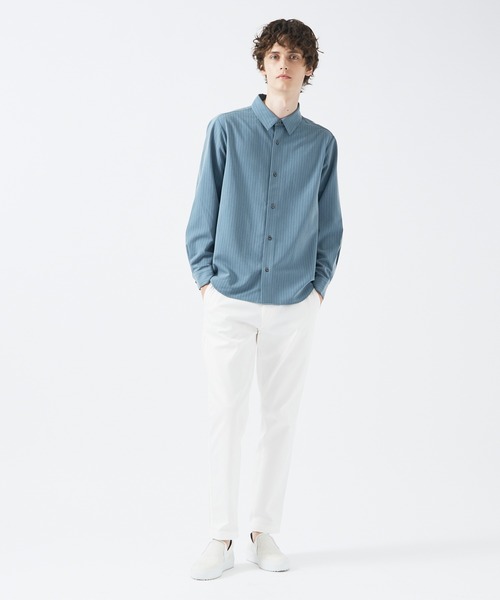 レギュラーカラーストライプ 長袖シャツ(シャツ/ブラウス)|ABAHOUSE GRAY(アバハウスグレイ) レギュラーカラーストライプ 長袖シャツ(シャツ/ブラウス)|ABAHOUSE GRAY(アバハウスグレイ)