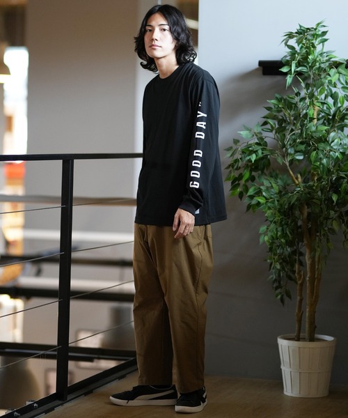 NEW ERA(ニューエラ)の「NEW ERA/ニューエラ 長袖Tシャツ/ロンT YOSHIDA BROS スリーブロゴ 14344450/14344451(Tシャツ/カットソー・メンズ・ホワイト/ブラック・M/L/XL/2XL)」の15枚目の写真