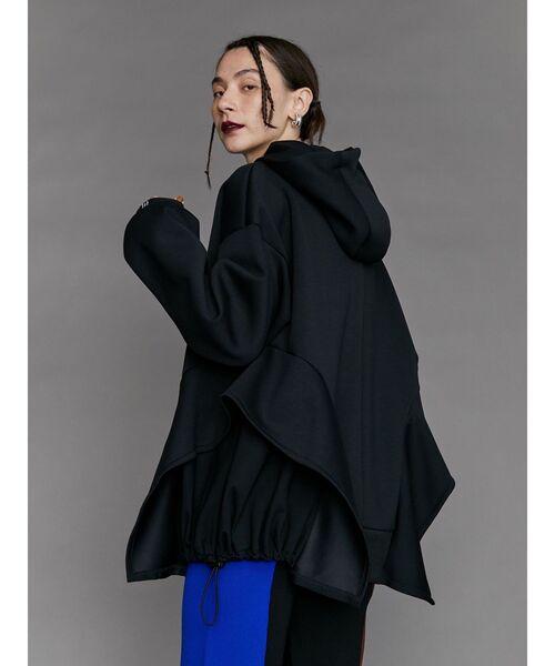 UN3D. SIDE PARTS DETAIL HOODIE 36新品 SIDE PARTS DETAIL HOODIE / サイドパーツディテールフーディー