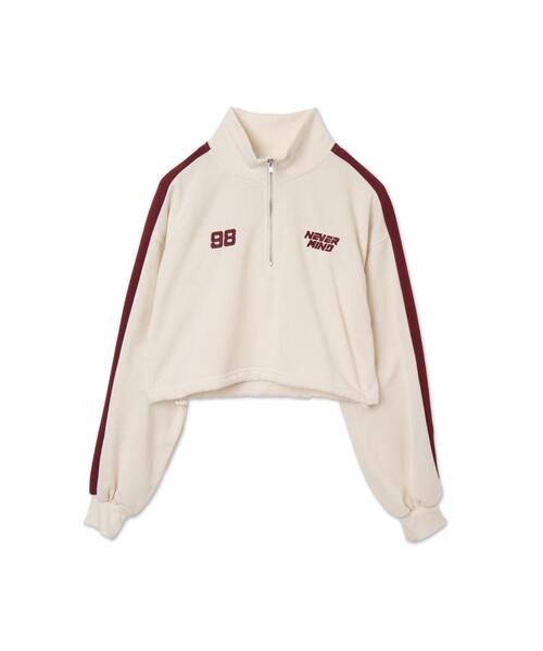 WEGO/刺繍ハーフジップショートスウェット（スウェット）｜WEGO