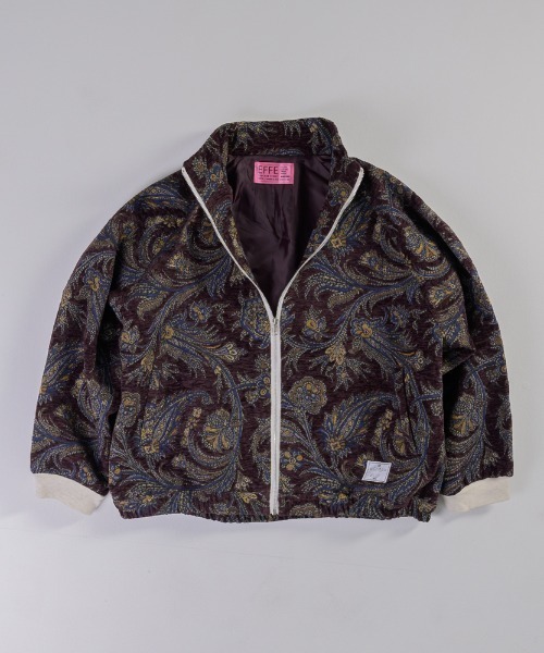 EFFECTEN（エフェクテン）の「【EFFECTEN】Gobelin High Neck Jacket（ブルゾン・メンズ・ワイン/ブラック・FREE）」の9枚目の写真