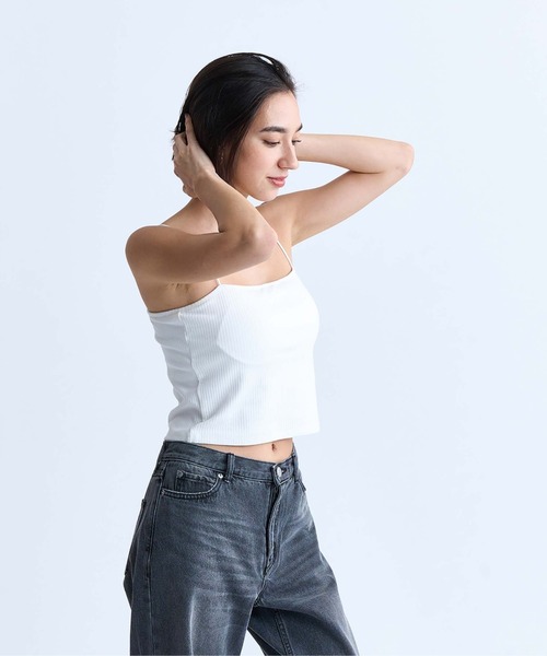 ROXY(ロキシー)の「SIMPLE MADE/ロキシーショート丈キャミソール(キャミソール・レディース・ブラック/ホワイト・LARGE/MEDIUM/SMALL)」の6枚目の写真