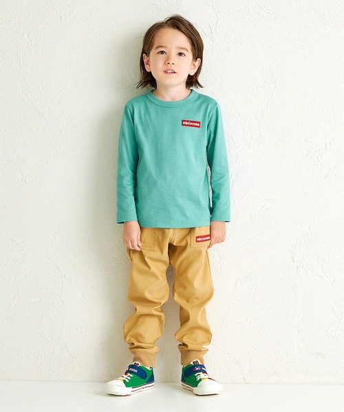 MIKI HOUSE(ミキハウス)の「【WEB限定】長袖Tシャツ(Tシャツ/カットソー・キッズ・ブルー系その他/サーモンピンク/ホワイト/ネイビー・140cm/130cm/120cm/110cm/100cm/90cm/80cm/150cm)」の11枚目の写真