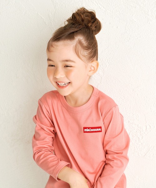 MIKI HOUSE(ミキハウス)の「【WEB限定】長袖Tシャツ(Tシャツ/カットソー・キッズ・ブルー系その他/サーモンピンク/ホワイト/ネイビー・140cm/130cm/120cm/110cm/100cm/90cm/80cm/150cm)」の13枚目の写真