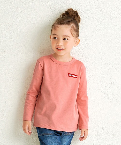 MIKI HOUSE(ミキハウス)の「【WEB限定】長袖Tシャツ(Tシャツ/カットソー・キッズ・ブルー系その他/サーモンピンク/ホワイト/ネイビー・140cm/130cm/120cm/110cm/100cm/90cm/80cm/150cm)」の14枚目の写真