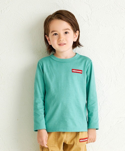 MIKI HOUSE(ミキハウス)の「【WEB限定】長袖Tシャツ(Tシャツ/カットソー・キッズ・ブルー系その他/サーモンピンク/ホワイト/ネイビー・140cm/130cm/120cm/110cm/100cm/90cm/80cm/150cm)」の10枚目の写真