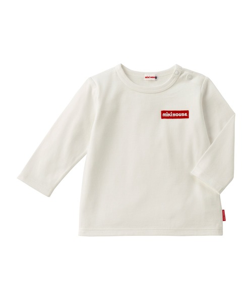 MIKI HOUSE(ミキハウス)の「【WEB限定】長袖Tシャツ(Tシャツ/カットソー・キッズ・ブルー系その他/サーモンピンク/ホワイト/ネイビー・140cm/130cm/120cm/110cm/100cm/90cm/80cm/150cm)」の19枚目の写真