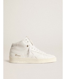 GOLDEN GOOSE（ゴールデングース）の「Stardan ハイカット メンズ バイオベース スター＆ヒールタブ（ホワイト）（スニーカー）」