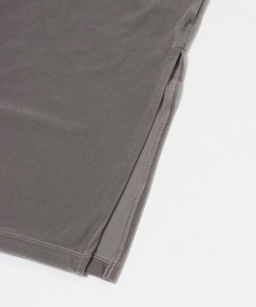 LAATO(ラート)の「velor layered tee(Tシャツ/カットソー・レディース・グレー/ブラウン・FREE)」の3枚目の写真