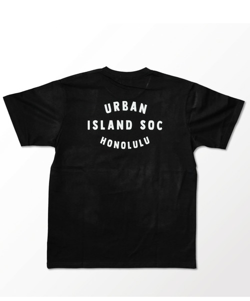URBAN ISLAND SOCIETY(アーバンアイランドソサエティ)の「【URBAN ISLAND SOCIETY/アーバンアイランドソサエティ】BACK PRINT HONOLULU TEE/半袖バックプリントTシャツ(Tシャツ/カットソー・メンズ・ホワイト/ブラック/イエロー/グリーン・X-LARGE/SMALL/MEDIUM/LARGE)」の6枚目の写真
