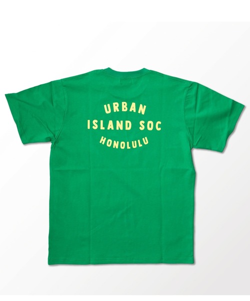 URBAN ISLAND SOCIETY(アーバンアイランドソサエティ)の「【URBAN ISLAND SOCIETY/アーバンアイランドソサエティ】BACK PRINT HONOLULU TEE/半袖バックプリントTシャツ(Tシャツ/カットソー・メンズ・ホワイト/ブラック/イエロー/グリーン・X-LARGE/SMALL/MEDIUM/LARGE)」の9枚目の写真