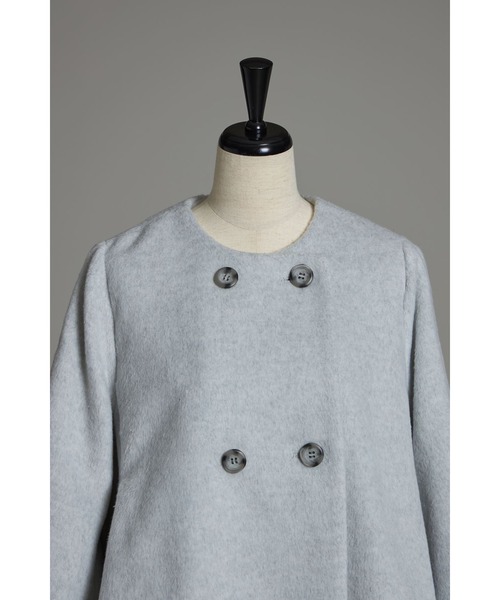 &. NOSTALGIA（アンドドットノスタルジア）の「ウール混フレアコート