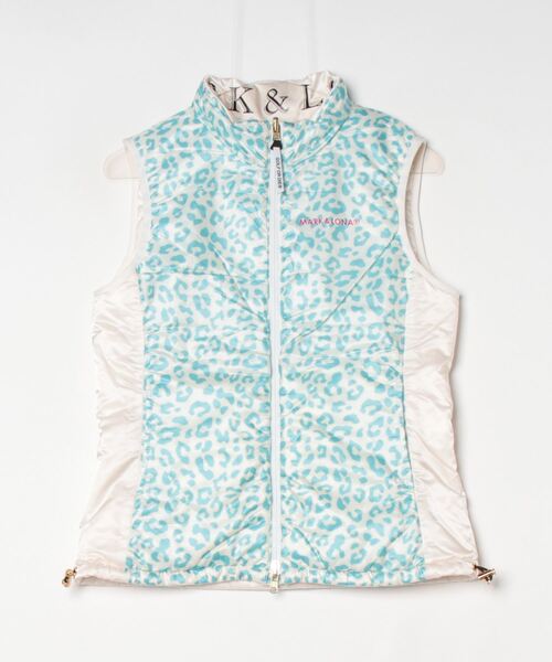 MARK & LONA(マークアンドロナ)の「Zoom Stretch Performance Jacket | WOMEN(ダウンベスト・レディース・オフホワイト/ブラック・38)」の4枚目の写真