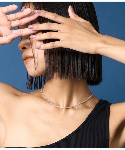 Settimissimo(セッティミッシモ)の「金属アレルギー対応ステンレスポップコーンチェーンネックレス(ネックレス・レディース・シルバー/ゴールド・FREE)」の2枚目の写真