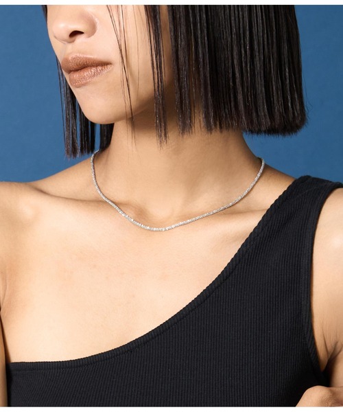 Settimissimo(セッティミッシモ)の「金属アレルギー対応ステンレスポップコーンチェーンネックレス(ネックレス・レディース・シルバー/ゴールド・FREE)」の3枚目の写真