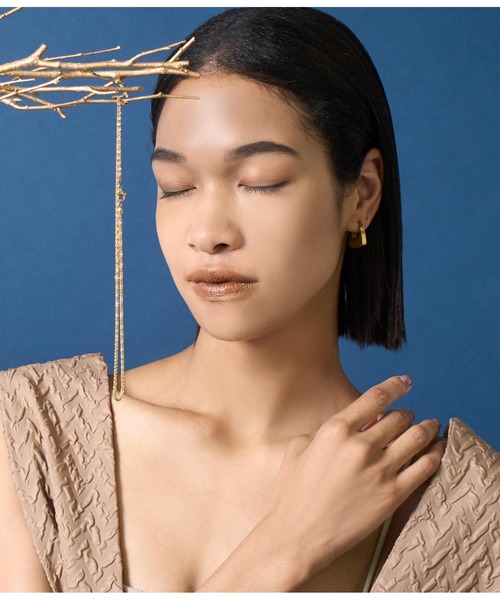 Settimissimo(セッティミッシモ)の「金属アレルギー対応ステンレスポップコーンチェーンネックレス(ネックレス・レディース・シルバー/ゴールド・FREE)」の8枚目の写真