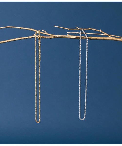 Settimissimo(セッティミッシモ)の「金属アレルギー対応ステンレスポップコーンチェーンネックレス(ネックレス・レディース・シルバー/ゴールド・FREE)」の10枚目の写真