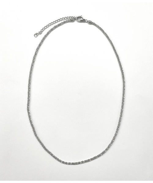 Settimissimo(セッティミッシモ)の「金属アレルギー対応ステンレスポップコーンチェーンネックレス(ネックレス・レディース・シルバー/ゴールド・FREE)」の11枚目の写真