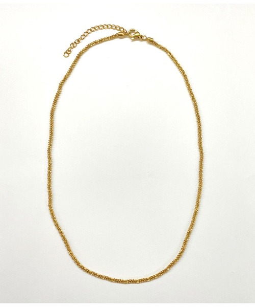 Settimissimo(セッティミッシモ)の「金属アレルギー対応ステンレスポップコーンチェーンネックレス(ネックレス・レディース・シルバー/ゴールド・FREE)」の12枚目の写真