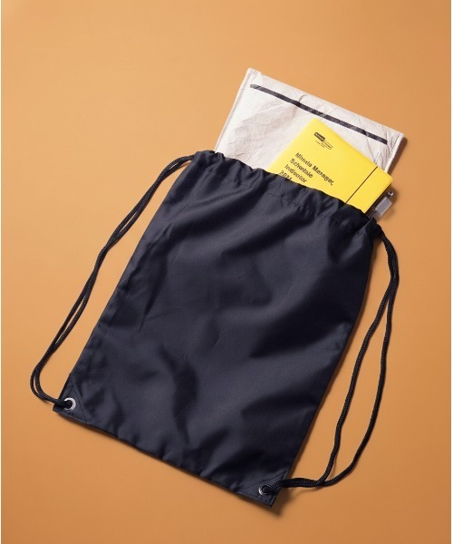 Stars Stripes(スターズストライプス)の「【Bag Base/バッグベース】 Premium gymsac ナイロンナップサック 耐水加工 ジムサック ヒモ付きバッグ 11リットル(バックパック/リュック・メンズ・ピンク/ライム/ホワイト/ネイビー/パープル/グレー/サックスブルー/ブラック/オリーブ・FREE)」の6枚目の写真