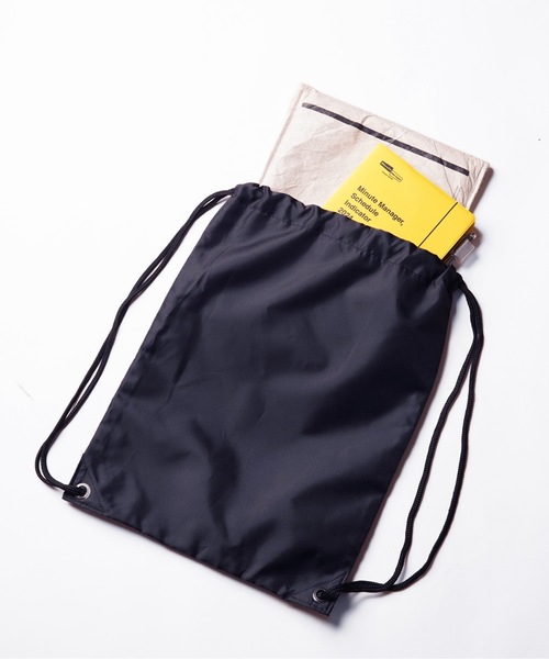 Stars Stripes(スターズストライプス)の「【Bag Base/バッグベース】 Premium gymsac ナイロンナップサック 耐水加工 ジムサック ヒモ付きバッグ 11リットル(バックパック/リュック・メンズ・ピンク/ライム/ホワイト/ネイビー/パープル/グレー/サックスブルー/ブラック/オリーブ・FREE)」の13枚目の写真