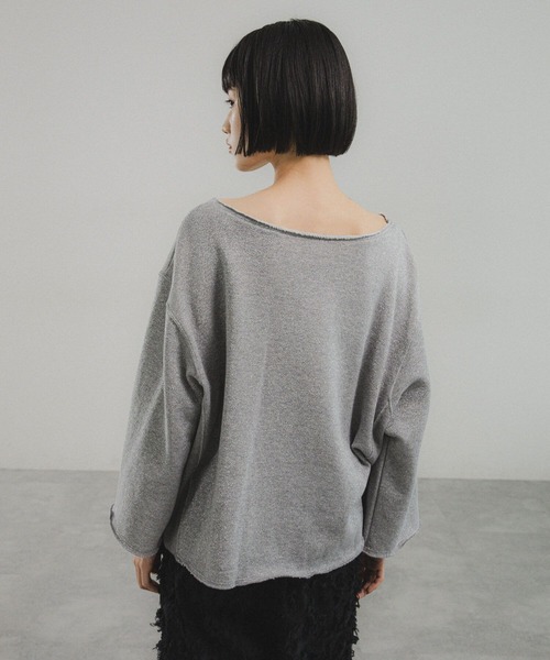 O0u(オーゼロユー)の「【relief O0u】ラメスウェットプルオーバー 152250(Tシャツ/カットソー・レディース・ブラック/グレー・FREE)」の17枚目の写真