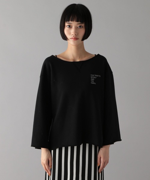 O0u(オーゼロユー)の「【relief O0u】ラメスウェットプルオーバー 152250(Tシャツ/カットソー・レディース・ブラック/グレー・FREE)」の22枚目の写真