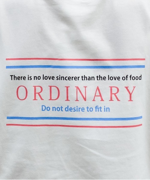 spiritoso（スピリトーゾ）の「【spiritoso】ORDINARYプリントロングＴシャツ(CP)（Tシャツ/カットソー・レディース・オリーブ/サックスブルー/ネイビー/オフホワイト・FREE）」の10枚目の写真