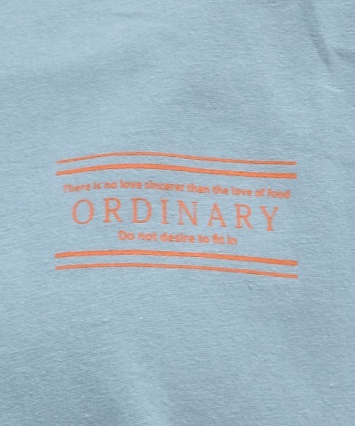 spiritoso（スピリトーゾ）の「【spiritoso】ORDINARYプリントロングＴシャツ(CP)（Tシャツ/カットソー・レディース・オリーブ/サックスブルー/ネイビー/オフホワイト・FREE）」の11枚目の写真