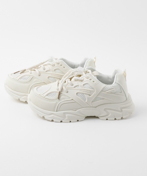 URBAN CHERRY（アーバンチェリー）の「メッシュカラーダッドスニーカー（スニーカー・キッズ・ピンク/ホワイト/ブラック・20.5cm/21.5cm/22.0cm/18.0cm/20.0cm/19.5cm/19.0cm/21.0cm/18.5cm）」の8枚目の写真