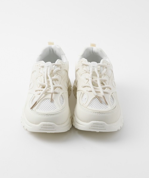 URBAN CHERRY（アーバンチェリー）の「メッシュカラーダッドスニーカー（スニーカー・キッズ・ピンク/ホワイト/ブラック・20.5cm/21.5cm/22.0cm/18.0cm/20.0cm/19.5cm/19.0cm/21.0cm/18.5cm）」の9枚目の写真