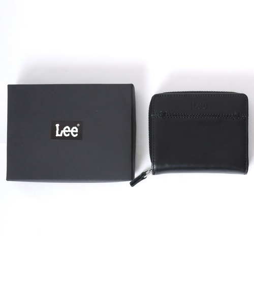 Lee(リー)の「Lee/リー Leather Wallet/牛革 レザー ウォレット/ラウンドファスナー 二つ折り 財布/コンパクト/メンズ レディース(財布・メンズ・ブラック/ブラウン/ダークブラウン・FREE)」の10枚目の写真