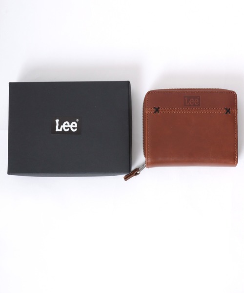 Lee(リー)の「Lee/リー Leather Wallet/牛革 レザー ウォレット/ラウンドファスナー 二つ折り 財布/コンパクト/メンズ レディース(財布・メンズ・ブラック/ブラウン/ダークブラウン・FREE)」の12枚目の写真