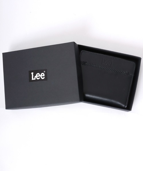 Lee(リー)の「Lee/リー Leather Wallet/牛革 レザー ウォレット/ラウンドファスナー 二つ折り 財布/コンパクト/メンズ レディース(財布・メンズ・ブラック/ブラウン/ダークブラウン・FREE)」の7枚目の写真