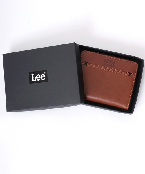 Lee(リー)の「Lee/リー Leather Wallet/牛革 レザー ウォレット/ラウンドファスナー 二つ折り 財布/コンパクト/メンズ レディース(財布・メンズ・ブラック/ブラウン/ダークブラウン・FREE)」の9枚目の写真